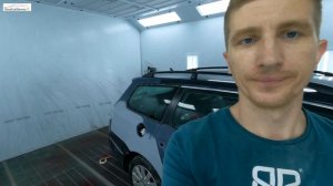 Lakierowanie błotnika passat b6/ покраска крыла на vw/ body repair vw b6