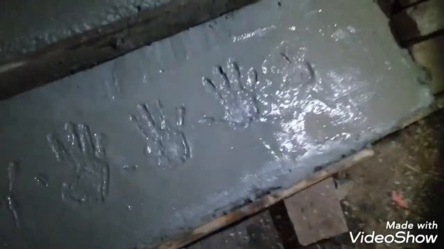 Обновляем уличные ступеньки. Стало намного безопаснее Оставили отпечатки на память. (09.20) 5AFamil смотреть онлайн