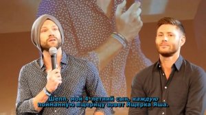 Дженсен Эклз Джаред Падалеки конвенция смешные моменты.mp4