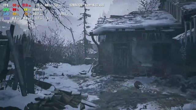 Resident Evil Village - AMD Ryzen 7 4700U - Radeon Vega 7 - Test Gameplay смотреть онлайн