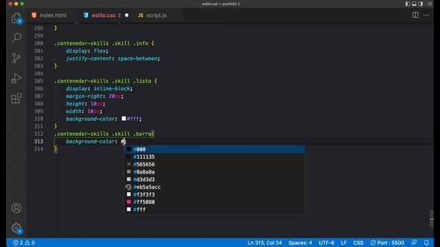 Portfolio completo responsive - Paso a Paso - HTML CSS JAVASCRIPT смотреть онлайн