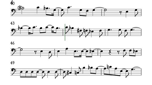 Night and Day Bossa Nova Cello Trombone Sheet Music Backing Track Play Along Partitura смотреть онлайн