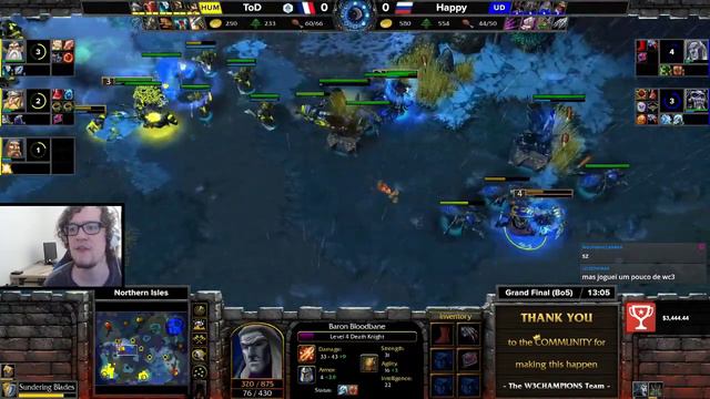 WARCRAFT 3 REFORGED: Happy (Mortos-Vivos) vs. ToD (Humanos) | W3 CHAMPIONS S4 FINAL J1 смотреть онлайн