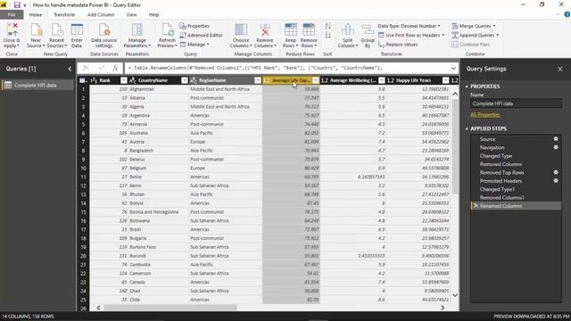 19 How to handle metadata in Power BI смотреть онлайн