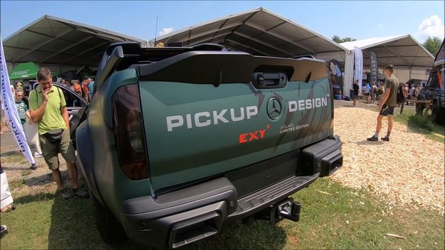MERCEDES BENZ X-CLASS PICKUP DESIGN TUNING SHOW CAR WALKAROUND + INTERIOR