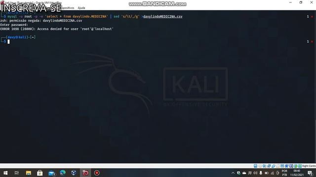 MYSQL NO KALI LINUX #FINAL смотреть онлайн