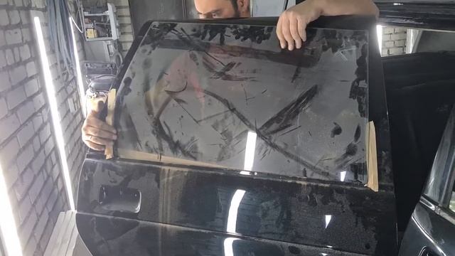 как поставить заднее стекло Ваз 2111 или Ваз приора универсал смотреть онлайн