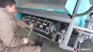 Запуск правильно-отрезного станка Вектор ССМ-12