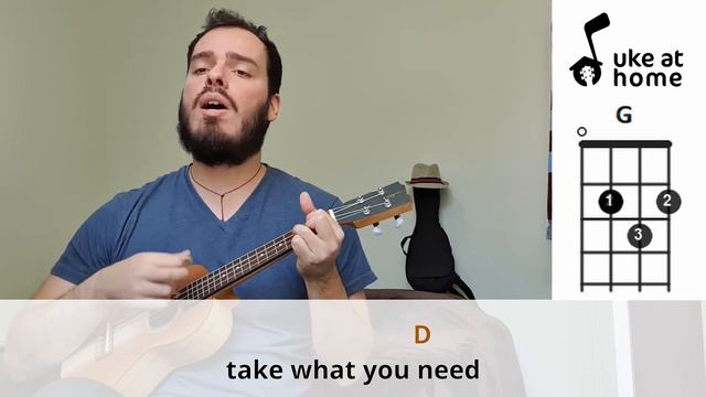Oasis - Stop Crying Your Heart Out | Ukulele tutorial смотреть онлайн