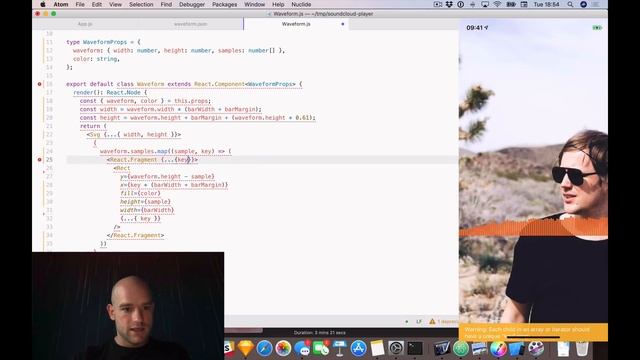 Soundcloud Audio Player - “Can it be done in React Native?” смотреть онлайн