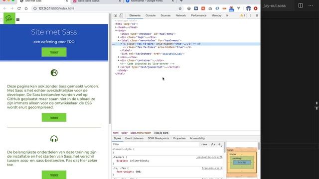 Introductie Sass 9: het label van het menu stijlen смотреть онлайн