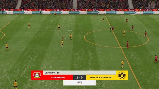 Bayer 04 Leverkusen vs Borussia Dortmund Bundesliga FIFA 23 смотреть онлайн