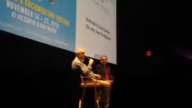 Director Errol Morris and film critic David Edelstein at DOCNYC 11/2013 смотреть онлайн