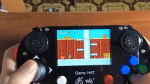 Портативная игровая консоль из Raspberry Pi3 с помощью  Game Hat