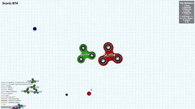 1,000,000 Спиннеров VS Agar.io смотреть онлайн