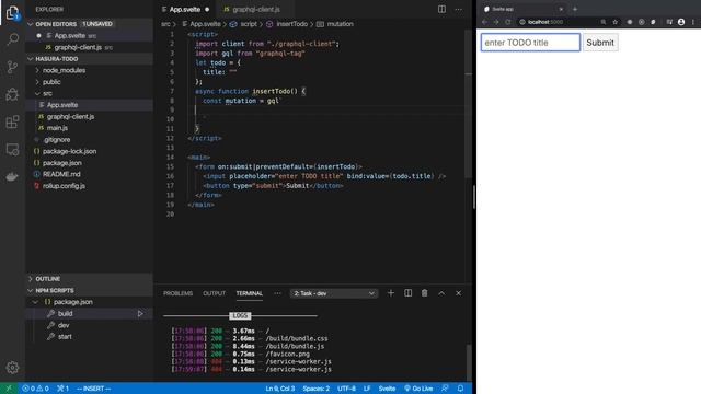 live code: Svelte app showing realtime Postgres data changes (GraphQL subscriptions) смотреть онлайн