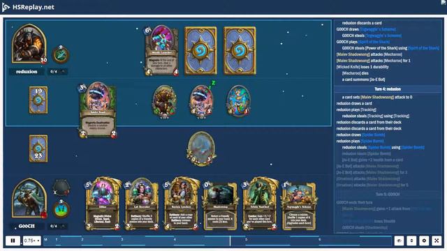 ProGaming - Hearthstone, Pogo Rogue(5) vs Mech Hunter(5) by reduxion and G00CH, Ranked - Standard.. смотреть онлайн