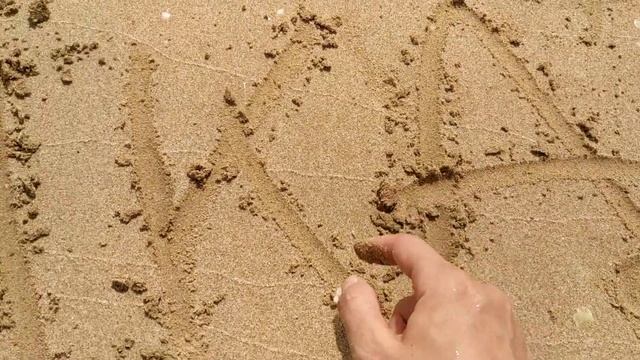 Море день 6 ☀☀☀ рисуем на песке песок пляж Арабские Эмираты Хилтон Hilton смотреть онлайн