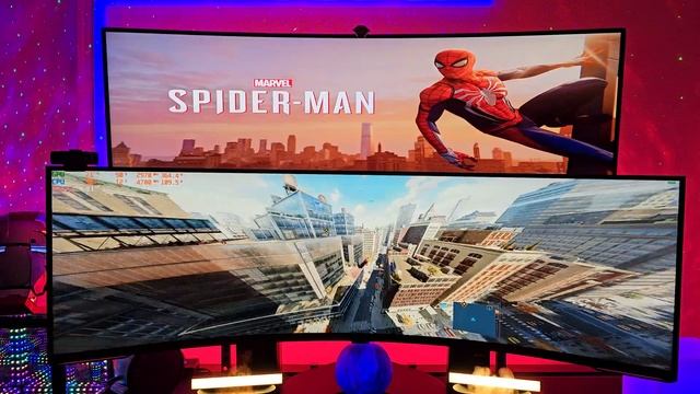 Marvel's Spider-Man: Remastered - 57" Samsung Odyssey Neo G9 - RTX 4090 - Ultimate RGB Gaming PC смотреть онлайн