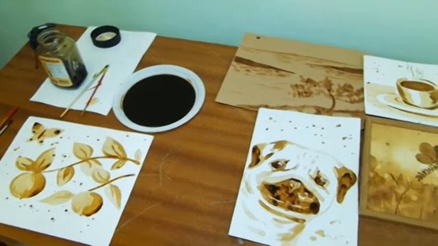МОЕ ХОББИ (РИСОВАНИЕ КОФЕ) смотреть онлайн