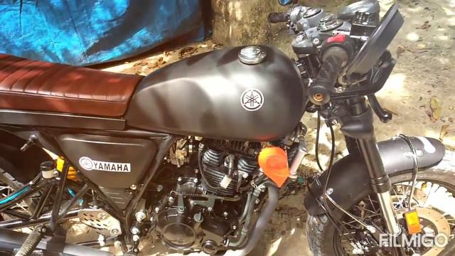 rusi classic 250 mono, rear fender upgrade 🐔🤣 смотреть онлайн