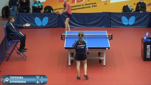 2022 ТОП16 Терехова Курилкина финал до 16 девушки смотреть онлайн