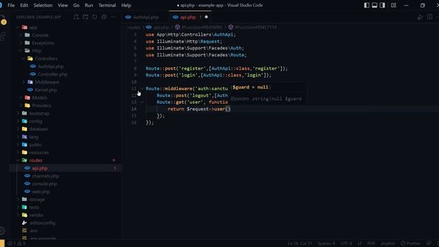 REST API Authentication with Laravel Sanctum Laravel 9 смотреть онлайн