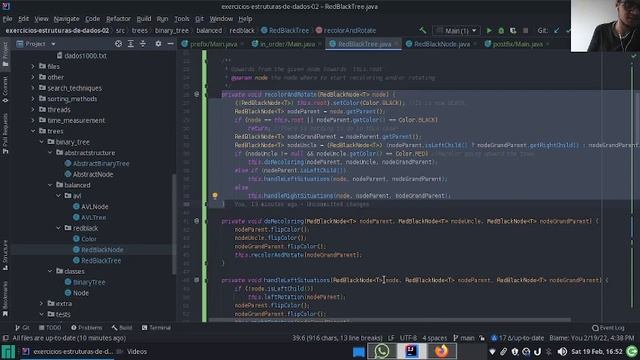 Estruturas de Dados Avançadas - Red-Black Trees (Implementação em Java) смотреть онлайн