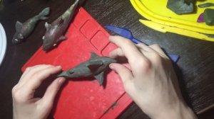 Поделка акула из пластилина