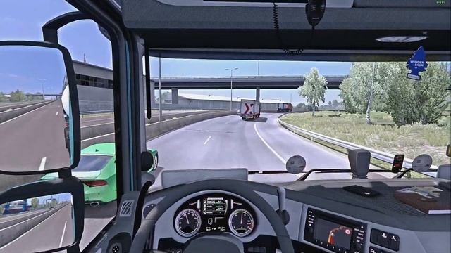 ETS2 1.37 ProMods 2.46 DAF XF106 Cologne - Barcelona Part 1/2 смотреть онлайн