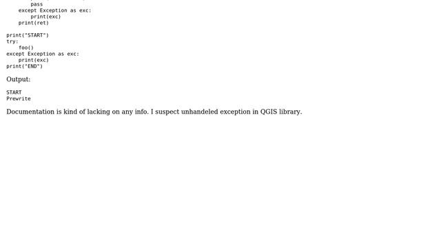 GIS: Python script terminates after calling QgsProject.write() смотреть онлайн