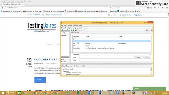 Selenium IDE Primer Script sencillo смотреть онлайн