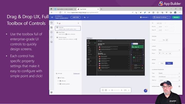 App Builder Product Overview - Low-Code, WYSIWYG Development Tools for #Blazor & #Angular! смотреть онлайн