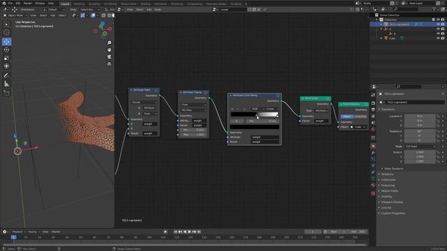 Create a Reveal Effect in Blender Geometry Nodes using Linear Falloff смотреть онлайн