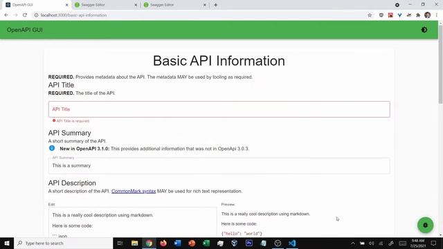 OpenAPI GUI Demo Video смотреть онлайн