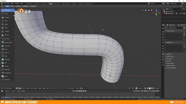 AutoMerge Editing | Blender 2.8 & 2.79 Tutorial смотреть онлайн
