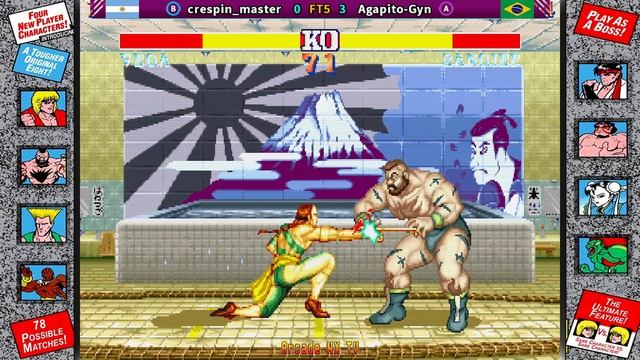 4:3 - Street Fighter II' Champion Edition ? crespin_master ?? Ⓑ FT5 Ⓐ ?? Agapito-Gynr -Fightcade2. смотреть онлайн