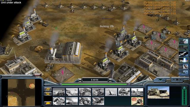 Random 1 vs. 3 - Command & Conquer Generals Zero Hour - 1 vs 3 HARD Random Gameplay смотреть онлайн