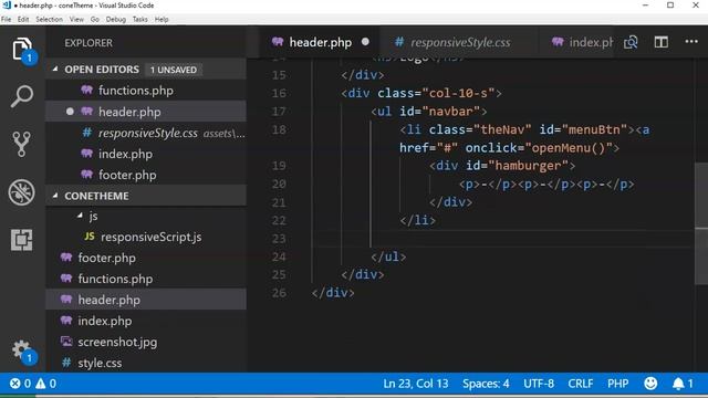 Custom Theme Site (header & footer) Lab part 08 смотреть онлайн