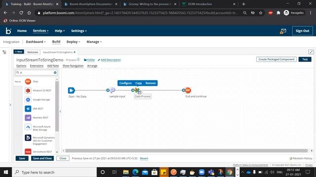 Convert Input stream to String in Boomi Custom script смотреть онлайн