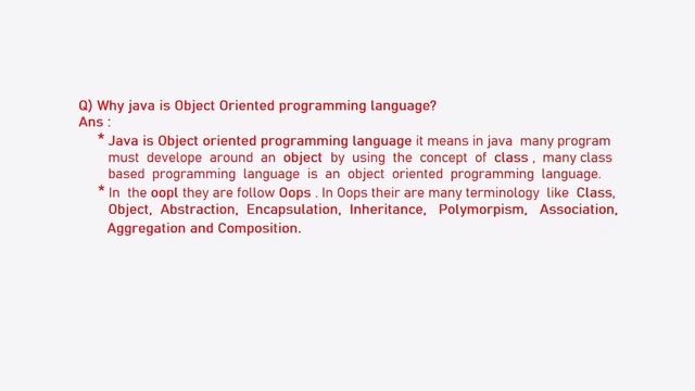 Why java is Object Oriented programming language | Oopl | Oops | Java Features | Siddharth Lecture смотреть онлайн
