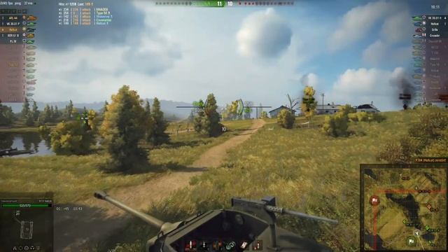 World of Tanks Replay - Hellcat - Top Gun+Defender смотреть онлайн