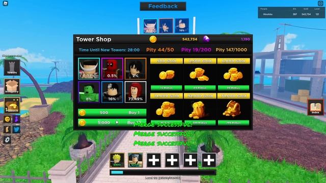 Spend 1.1M For 0.02% WhiteBeard (+4 Random Godly) || Ultimate Tower Defense Simulator смотреть онлайн