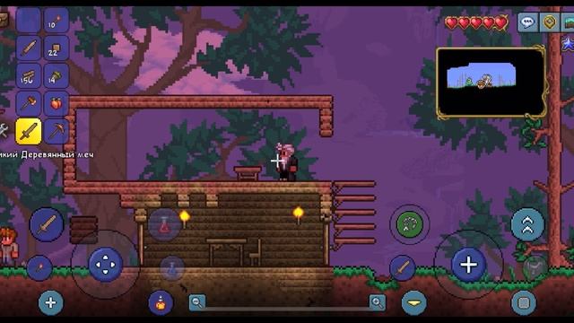 ИГРАЮ В Terraria #1 ПОСТРОИЛ ДОМ #дом #gems смотреть онлайн