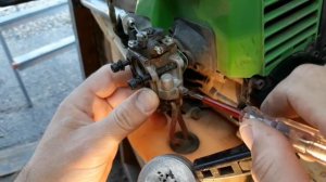 РЕГУЛИРОВКА КАРБЮРАТОРА БЕНЗОКОСЫ