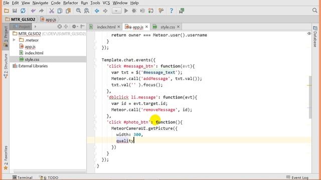 MeteorJS part2 смотреть онлайн