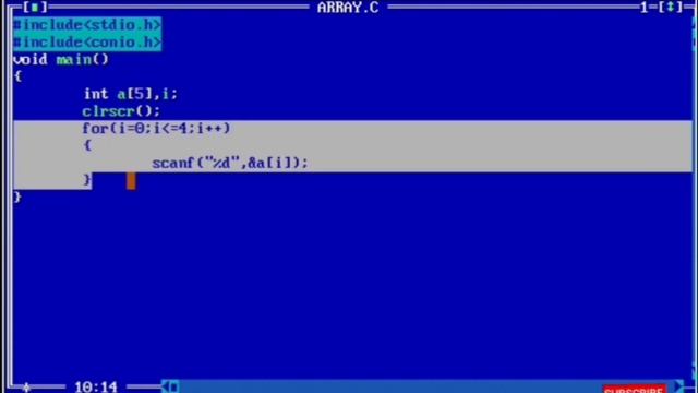 Array in C language | what is array explain with syntax and example program in c смотреть онлайн