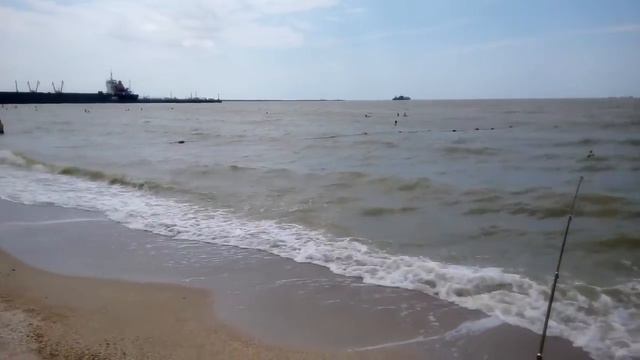 Отдых в Ейске. Городской пляж Ейска, самый глубокий пляж в Ейске. смотреть онлайн