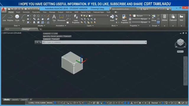 96 (STATUS BAR) (3DOSNAP) 3D OBJECT SNAP COMMAND AUTOCAD смотреть онлайн