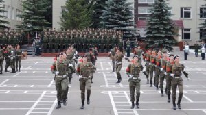 ВЧ 83466. 147 автомобильная база ГШ МО РФ. Дефиле. 75 лет образования.Дефиле